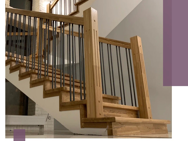 Реставрация деревянных и металлических лестниц в Калуге