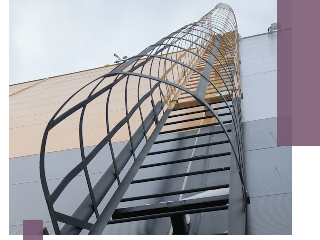 Изготовление и монтаж пожарных лестниц в Калуге профессионально