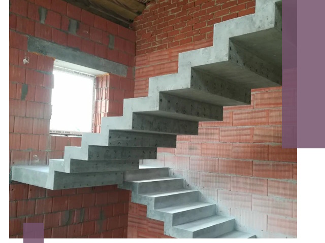 Бетонные лестницы под ключ в Калуге: монтаж, демонтаж, ремонт