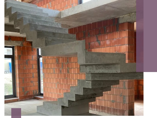 Изготовление бетонных лестниц под ключ в Калуге