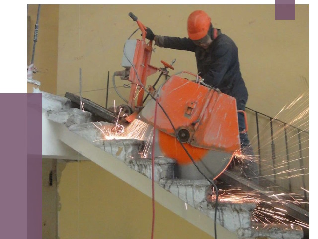 Демонтаж бетонных лестниц в Калуге от 4551 руб. за м2 | ПРОЛЁТ-Клг