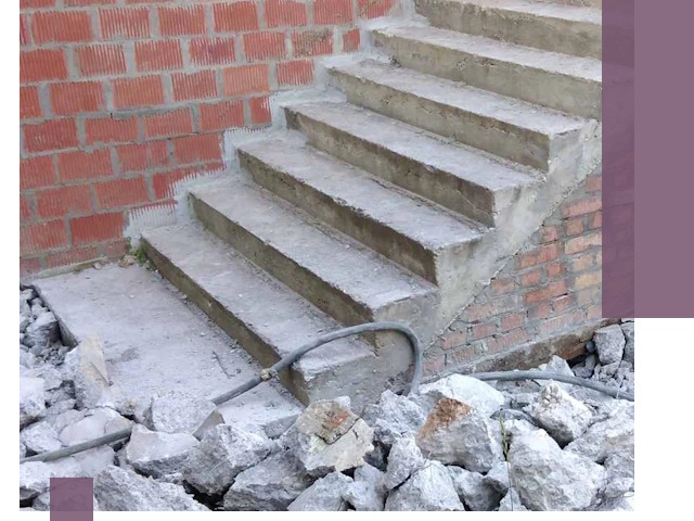 Демонтаж бетонных лестниц в Калуге: быстро и безопасно