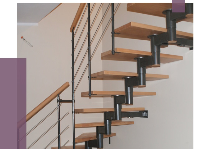 Изготовление модульных лестниц в Калуге от 11378 руб. 