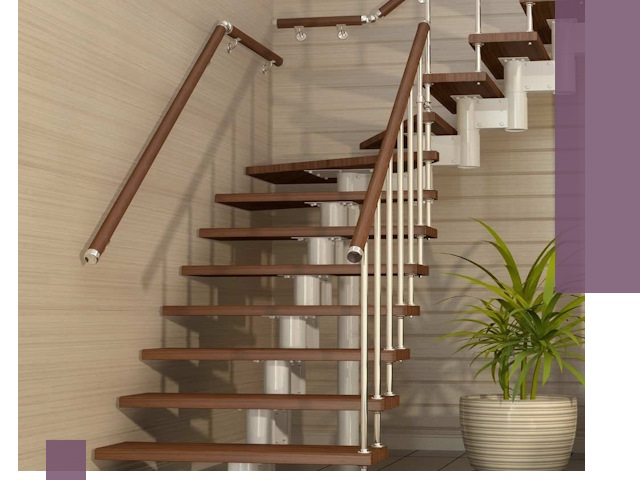 Изготовление модульных лестниц под ключ в Калуге