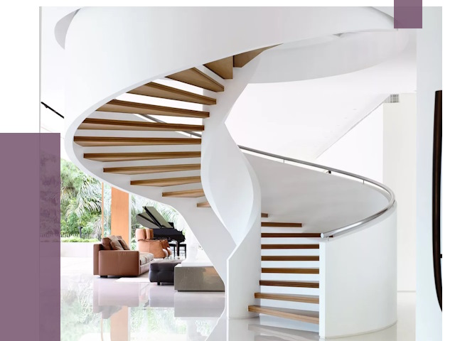 Винтовые лестницы в Калуге под ключ от 48042 руб. | ПРОЛЁТ-Клг