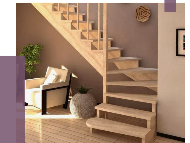 Изготовление Г-образных лестниц в Калуге от 18711 руб. 