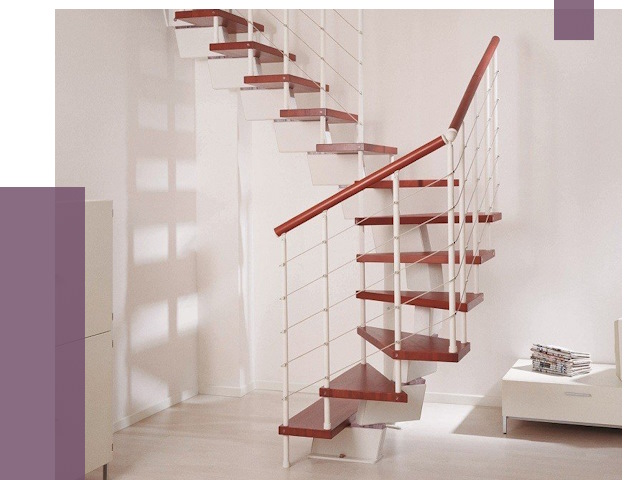 Изготовление лестниц на больцах в Калуге от 9608 руб. | ПРОЛЁТ-Клг