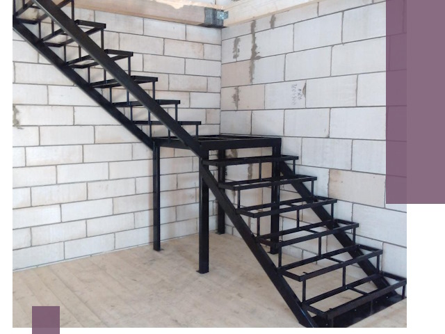 Лестницы на металлокаркасе под ключ в Калуге — изготовление и монтаж