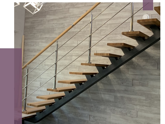 Изготовление лестниц на монокосоуре в Калуге от 75349 руб. 