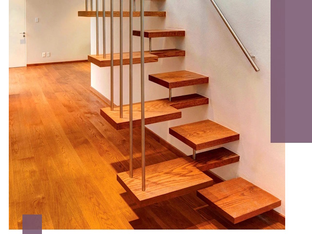 Лестницы «гусиный шаг» на заказ в Калуге для узких пространств