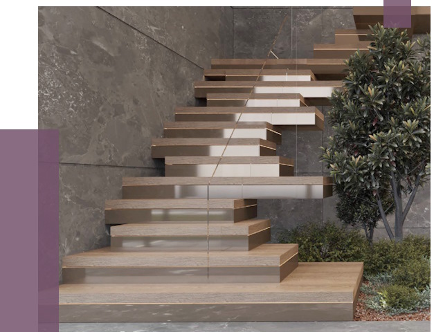 Современные лестницы в Калуге от 13654 руб. | ПРОЛЁТ-Клг