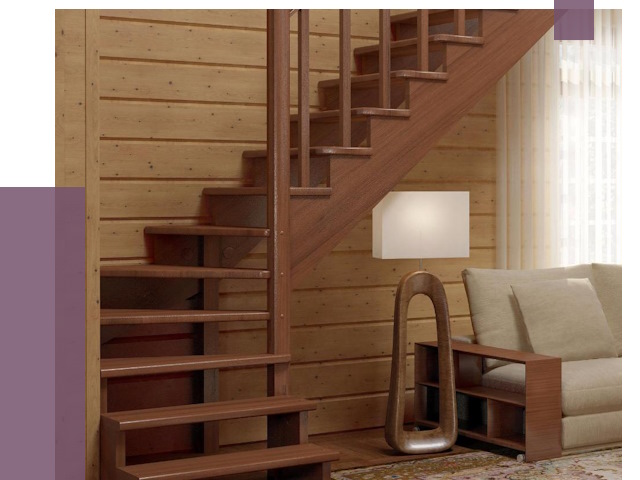 Лестницы эконом класса в Калуге от 18053 руб. бюджетные решения