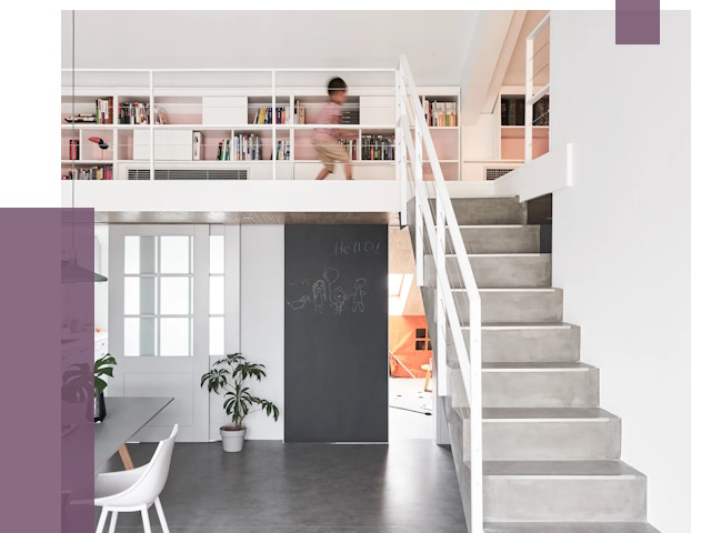 Лестницы для двухуровневой квартиры в Калуге от 174467 руб. | ПРОЛЁТ-Клг