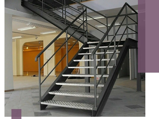 Лестницы для офиса в Калуге: изготовление, монтаж, демонтаж