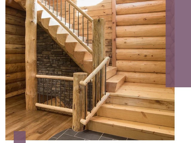 Лестницы в баню под заказ и профессиональный монтаж в Калуге