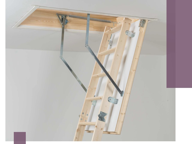 Установка чердачной лестницы под ключ в Калуге