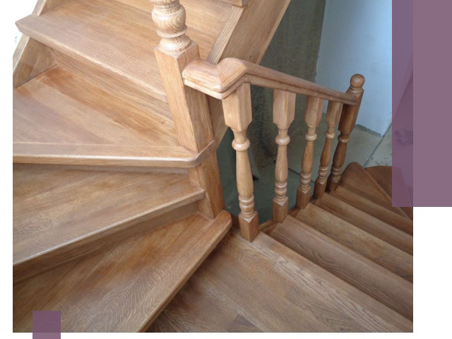 Дубовые лестницы под ключ в Калуге: изготовление и монтаж