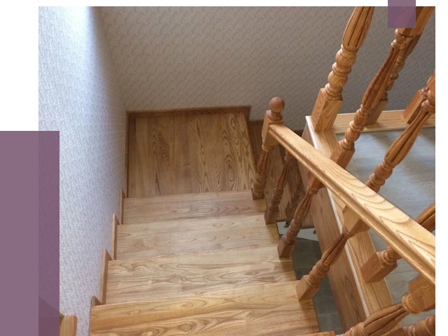 Сосновые лестницы в Калуге под ключ от 7990 руб.  | ПРОЛЁТ-Клг