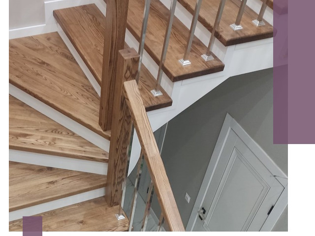 Обшивка металлических лестниц под ключ в Калуге