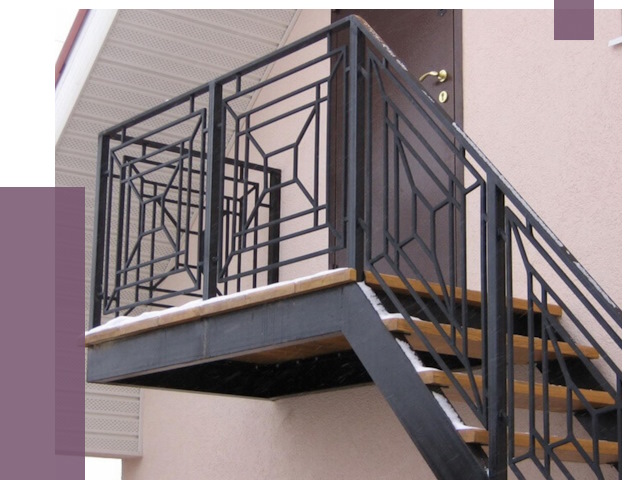 Металлические перила в Калуге от 4248 руб.  | ПРОЛЁТ-Клг