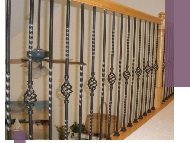Изготовление и монтаж кованных перил в Калуге под ключ