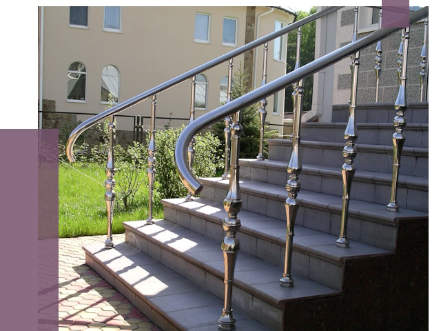 Перила для крыльца в Калуге от 10620 руб. — монтаж ПРОЛЁТ-Клг