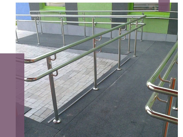 Ограждения пандусов в Калуге от 4298 руб. монтаж | ПРОЛЁТ-Клг