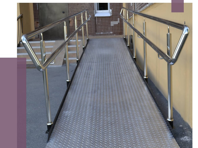 Пандусы в Калуге от 12137 руб. — установка для инвалидов | ПРОЛЁТ-Клг