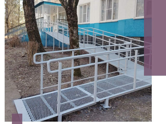 Пандусы под ключ в Калуге: изготовление, монтаж и демонтаж
