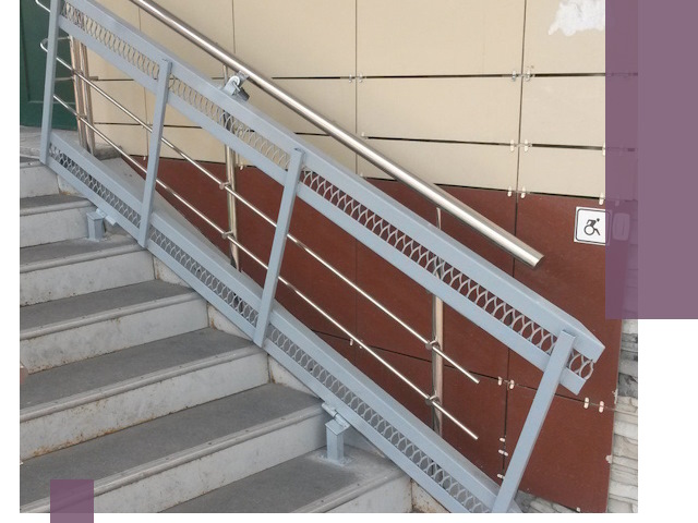 Изготовление откидных пандусов под ключ в Калуге