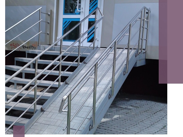 Пандус на крыльцо под ключ в Калуге: монтаж и изготовление