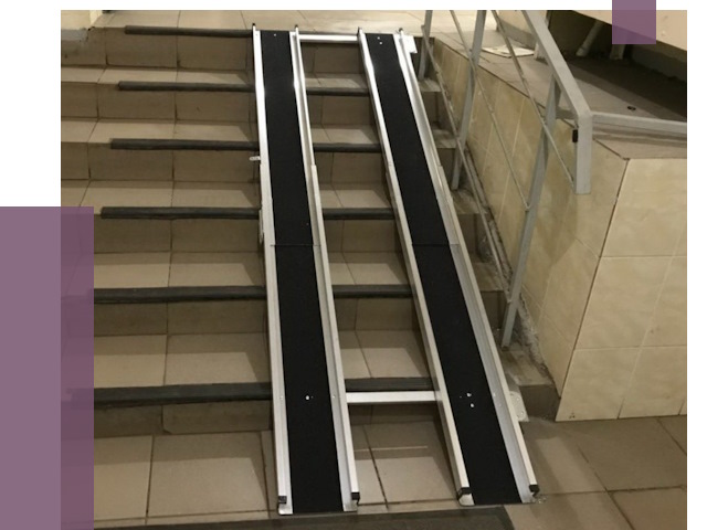 Установка пандуса в подъезд в Калуге от 7889 руб. под ключ | ПРОЛЁТ-Клг