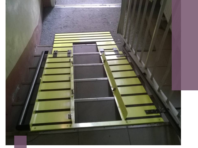 Профессиональный монтаж пандуса в подъезд в Калуге