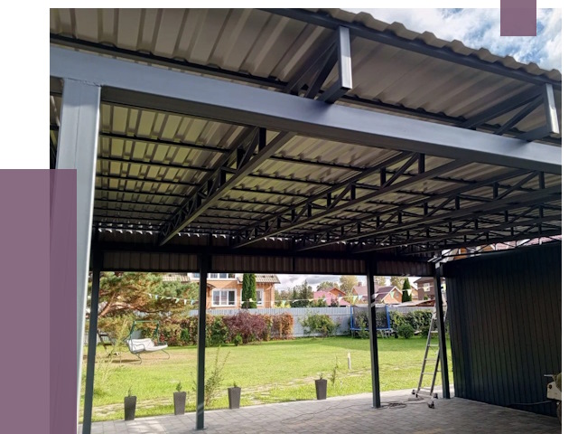 Монтаж навесов в Калуге от 7282 руб. — установка навеса | ПРОЛЁТ-Клг