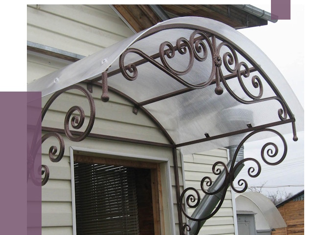 Изготовление козырьков в Калуге от 7282 руб. — заказать | ПРОЛЁТ-Клг