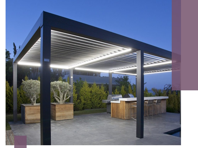 Навесы отдельно стоящие под ключ в Калуге из металла и поликарбоната