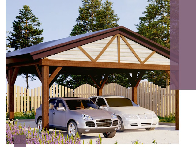 Навесы для автомобиля в Калуге — изготовление и монтаж