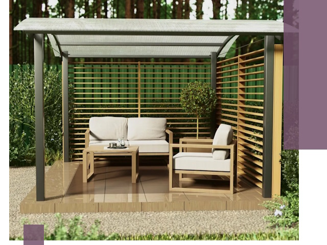 Навесы для дачи в Калуге: изготовление, монтаж и демонтаж