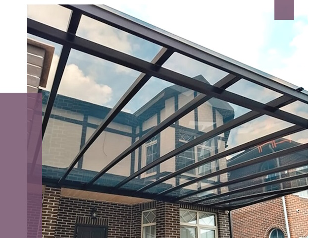 Навесы из поликарбоната в Калуге от 8516 руб. под ключ — ПРОЛЁТ-Клг