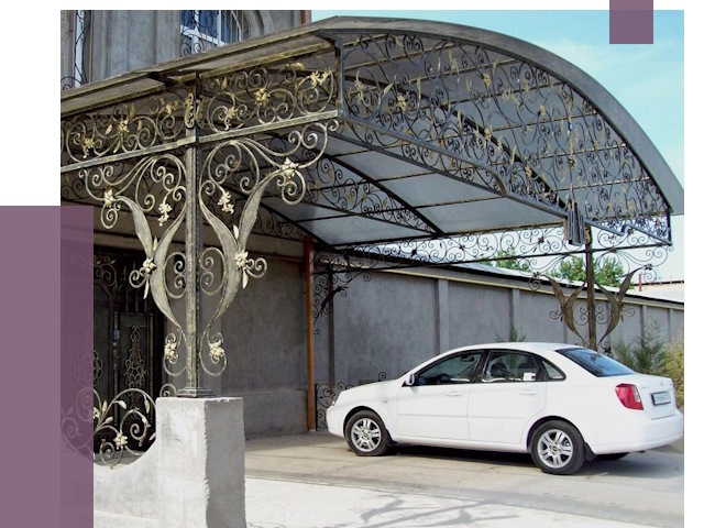 Кованые навесы в Калуге от 14412 руб. | ПРОЛЁТ-Клг