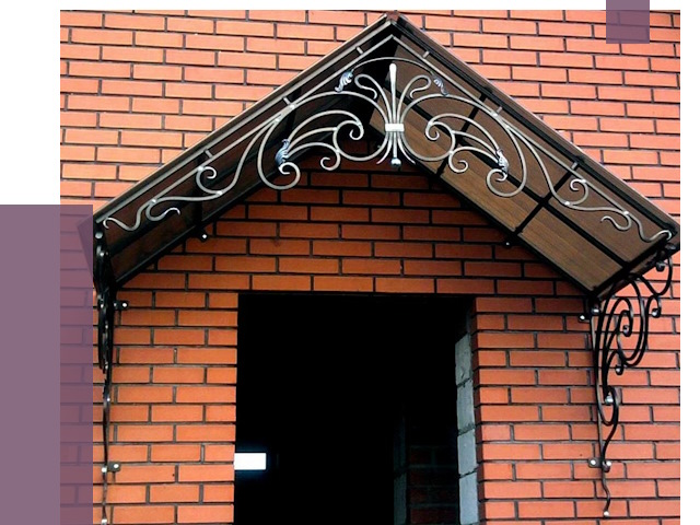 Металлические козырьки в Калуге от 10569 руб. 