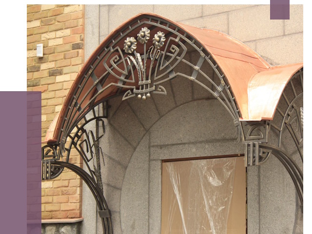 Арочные козырьки в Калуге от 14412 руб. 