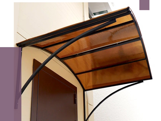 Недорогие козырьки в Калуге от 7505 руб.  | ПРОЛЁТ-Клг