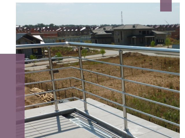 Парапеты из нержавеющей стали в Калуге от 7889 руб. за м² | ПРОЛЁТ-Клг