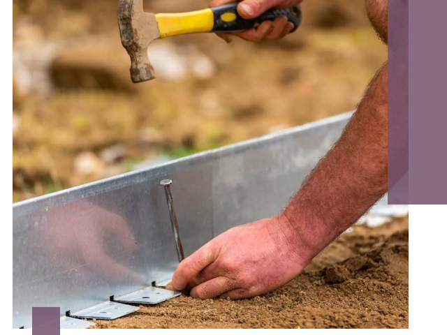 Монтаж металлических бордюров в Калуге быстро и качественно