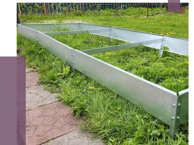 Металлические бордюры для грядок в Калуге от 1770 руб.