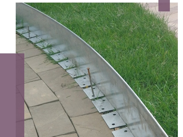 Металлические бордюры для тротуаров в Калуге от 8597 руб.