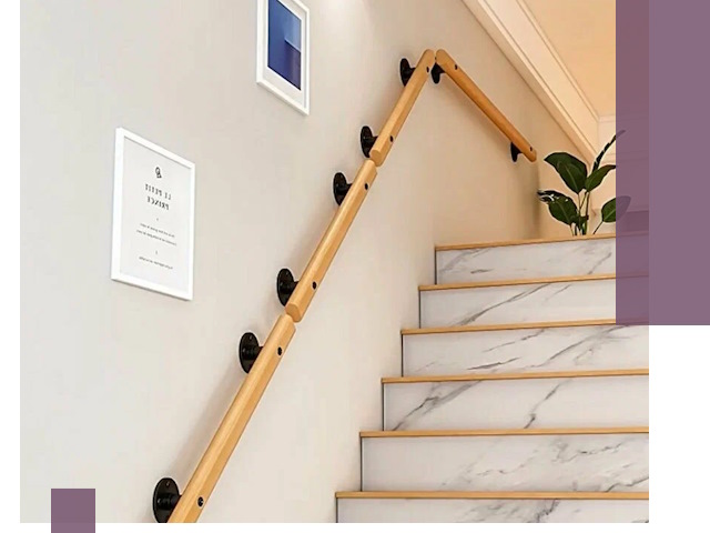 Поручни металлические и деревянные под ключ в Калуге