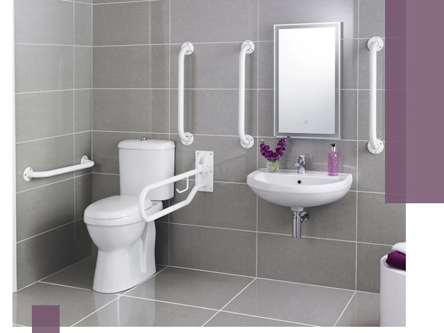 Поручни для санузлов в Калуге: установка, ремонт и монтаж